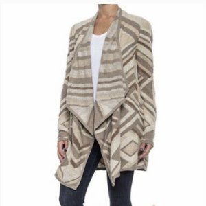 Lucky Brand Aztec Intarsia drape poncho, NWT, S